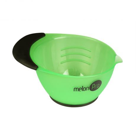 Чаша для красителя c носиком, прорезин. дном зелёная 350 мл, арт. JB0006K