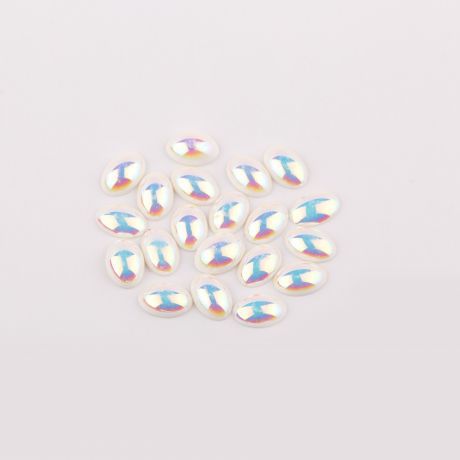 Дизайн E.co Nails для ногтей крупный, жемчужина овальная (20шт) №13