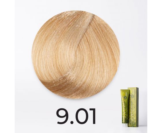 Краска для волос FarmaVita B.Life Color 9.01 Очень светный блондин пепельный, 100мл