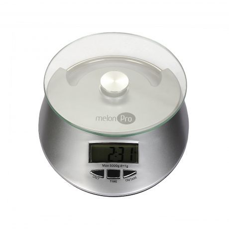 Весы электронные до 5кг, серебро арт.MIKS010