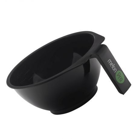 Чаша для красителя круглая c прорезин. дном чёрная 450мл. аот.JB0019B