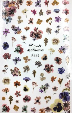 Наклейки для ногтей F442