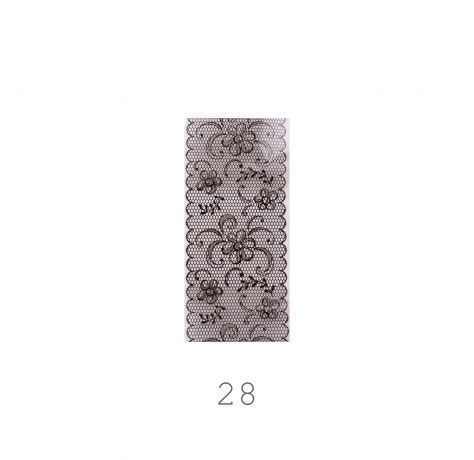 Фольга E.Co Nails для дизайна ногтей в пакете №28