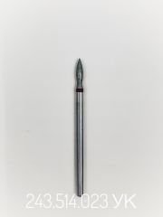 Фреза алмазная для маникюра и педикюра укороченное пламя Erfolg Cosmetics 243.514.023