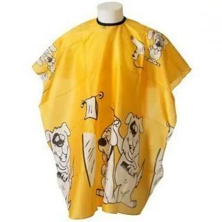 Пеньюар на кнопках детский Собачки желтый водот-щий (95×130см) MelonPro MP1250