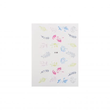 Наклейки для ногтей E.co Nails 5D №119