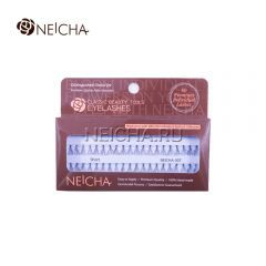 Ресницы пучковые узелковые 14 в пучке, 60 пучков 10мм NEICHA №307 