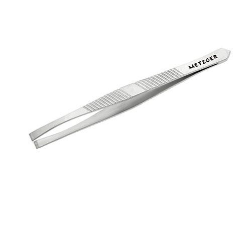 Пинцет прямой Metzger РТ-618-D, матовый