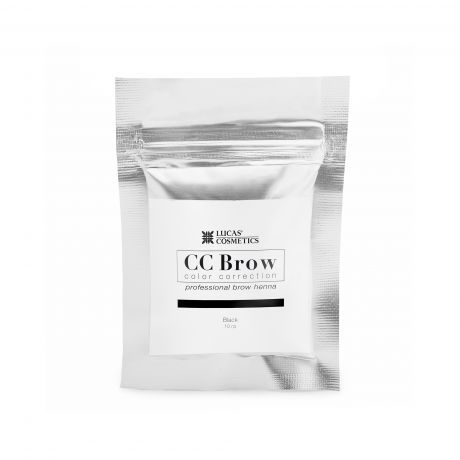 Хна для бровей CC Brow (black) в саше (черный), 10 гр