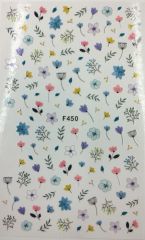 Наклейки для ногтей F450