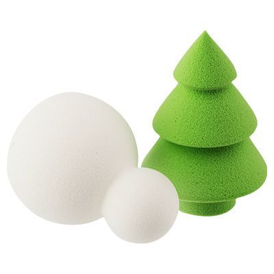 Спонж для лица Irisk Зима, 2шт в упаковке