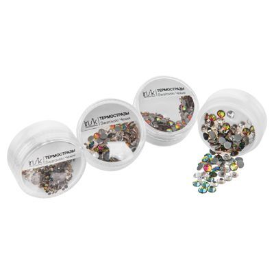 Термостразы универсальные Swarovski Чехия, микс в баночке (размер в ассорт.) от 180 до 400шт