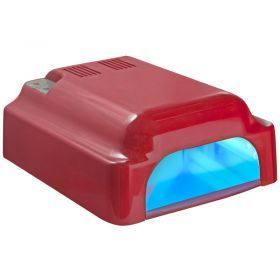 УФ лампа 36W ASN Profi с вентилятором красная