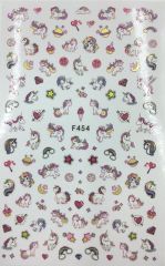 Наклейки для ногтей F454