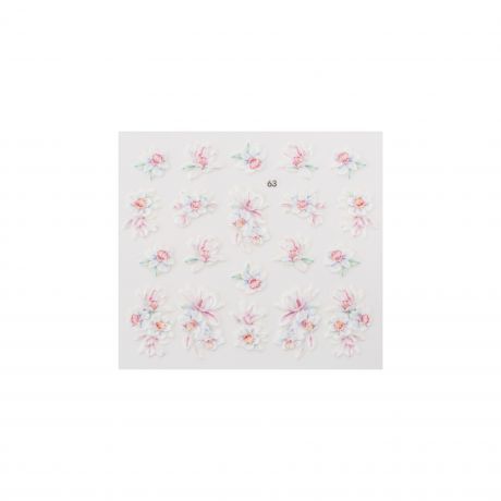 Наклейки для ногтей E.co Nails 5D №63