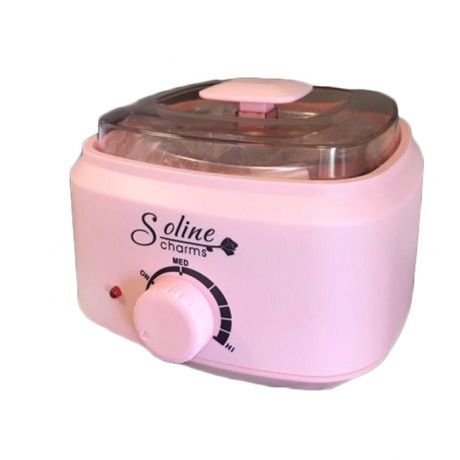 Воскоплав для депиляции Soline Charms для горячего воска Pro-Wax AX-200 розовый