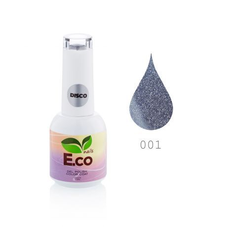 Гель-лак для ногтей светоотражающий E.co Nails Disco №01, 10мл.