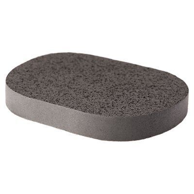 Спонж для умывания угольный Irisk,108х85мм, овальный
