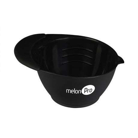 Чаша для красителя с носиком, прорезин. дно чёрная 350 мл, аот.JB0006В