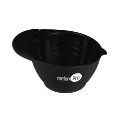 Чаша для красителя с носиком, прорезин. дно чёрная 350 мл, аот.JB0006В