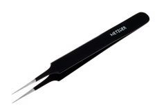 Пинцет острый с углом Metzger РТ-6521-BL, 11.4см