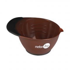 Чаша для красителя с носиком. прорезин. дно, коричнев. 350 мл, aрт. JB0006T