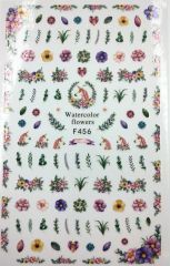 Наклейки для ногтей F456