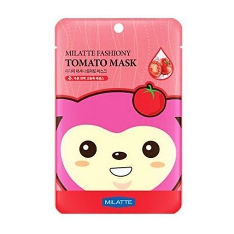 МЛТ Маска тканевая  с экстрактом  MILATTE FASHIONY TOMATO Mask SHEET (Renewal)  21гр.