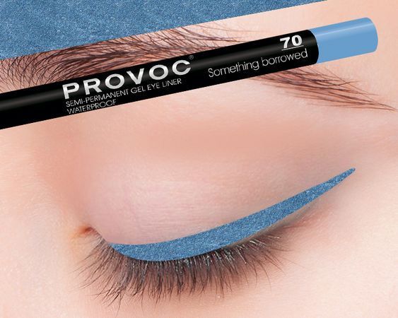 Гелевая подводка в карандаше для глаз Provoc Gel Eye Liner №70 Something borrowed