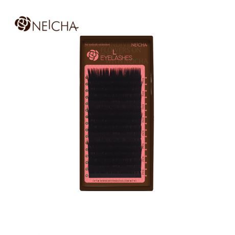Ресницы Neicha Twinkle черные L-Natural Curve 0,10 Mix (8-14)