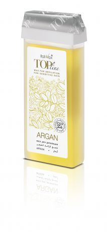 Воск для депиляции теплый в картридже Аргана ITALWAX Top Line 100 мл