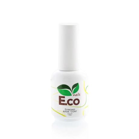 Базовое покрытие для гель-лака для жестких и длинных ногтей E.co Nails Strong Base Coat №00, 15 мл