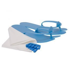 Комплект одноразовый для педикюра №3 (тапочки вьетнамки 3мм, салфетка 30*40-2шт, разделители 8мм)