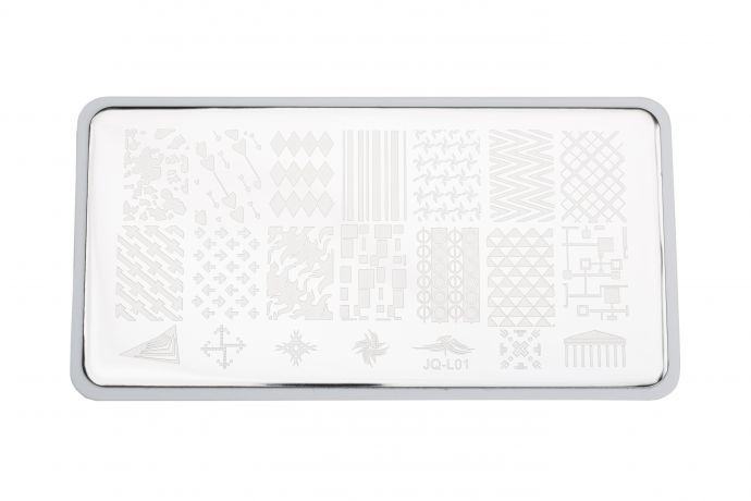 Пластина для стемпинга E.co Nails JQ-L01