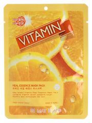 МСЛ REAL Маска для лица тканевая REAL ESSENCE VITAMIN  MASK Pack 25мл