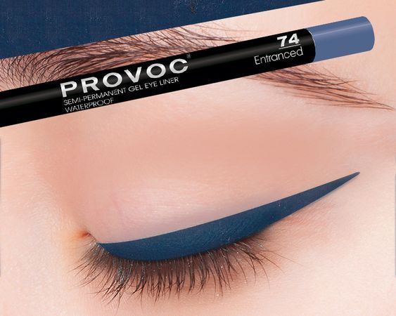 Гелевая подводка в карандаше для глаз Provoc Gel Eye Liner №74 Envious