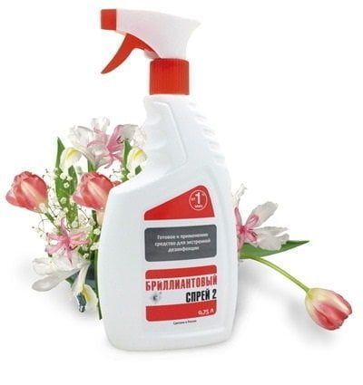 ГМ Бриллиантовый спрей - 2, 075 л. дез. средство