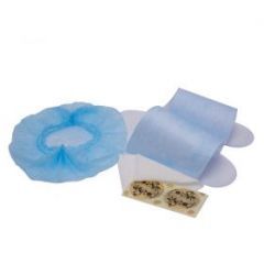 Комплект одноразовый для солярия (стикини, тапочки спанбонд, салфетка 10*10-3 шт, шапочка-шарлотка)