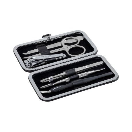 Маникюрный набор Metzger, Оранжевая хохлома (6 предметов) MS-3957(4)-Small