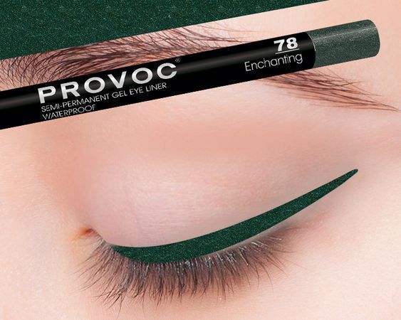 Гелевая подводка в карандаше для глаз Provoc Gel Eye Liner №78 Envious