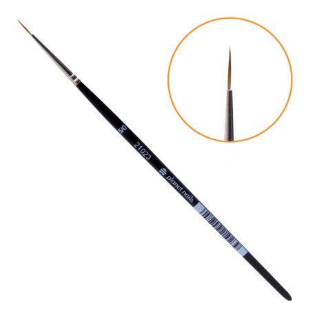 Кисть Planet Nails  для дизайна острая, волосок №5/0