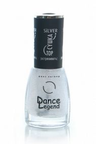 Лак для ногтей Dance Legend топ сушка-silver 15мл
