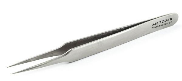 Пинцет прямой-острый Metzger РТ-6521-D, 11.4см