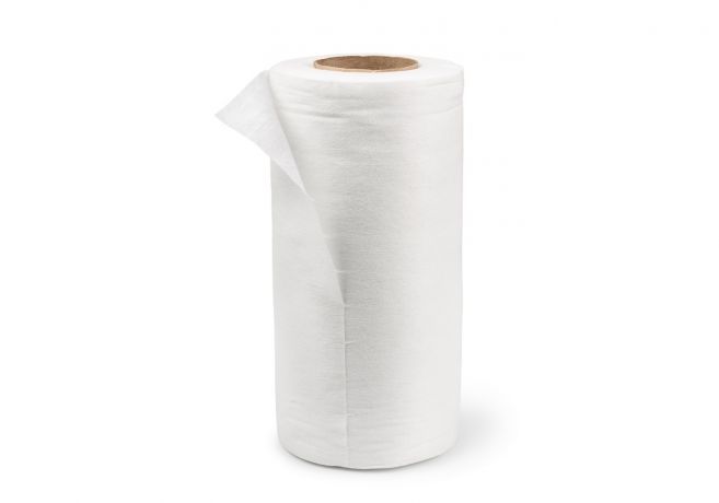 Полотенце 45*90 белый спанлейс , 40гр/м2, 50шт в рулоне