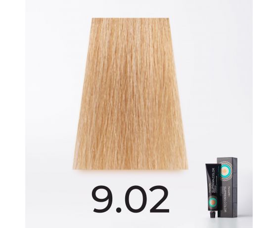 Краска для волос FarmaVita Suprema 9.02 очень светлый блондин жемчужный, 60мл