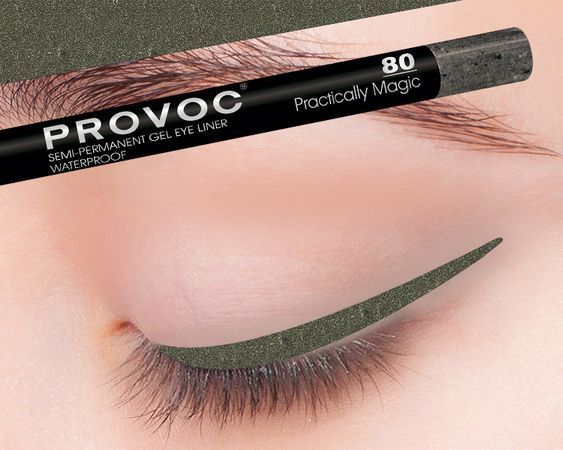 Гелевая подводка в карандаше для глаз Provoc Gel Eye Liner №80 Desired