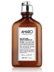 Шампунь для волос для ежедневного применения растительный AMARO All in one daily shampoo 250мл