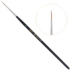 Кисть Planet Nails  круглая  длинная для дизайна  №0 (475.0)