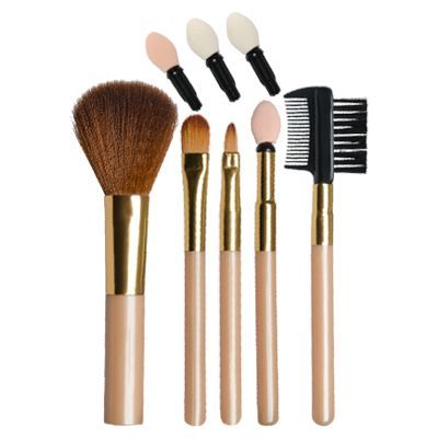 Набор макияжных кистей IRISK, 5 шт. (с 3 сменными аппликаторами)