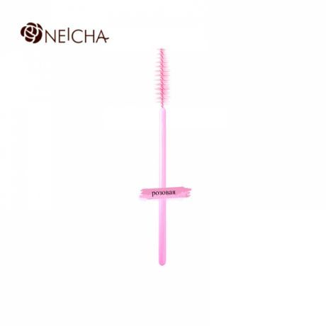 Щеточка для ресниц одноразовая розовая Neicha